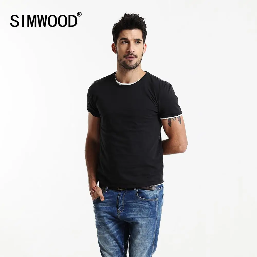 SIMWOOD 2019 summer new solid color t shirt men casual o-neck classical basic t-shirt casual high quality top TD1073
SIMWOOD 2019 summer new solid color t shirt men casual o-neck classical basic t-shirt casual high quality top TD1073