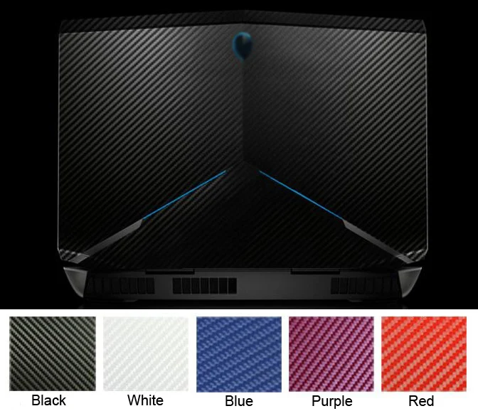 KH ноутбук из углеродного волокна кожаная наклейка Защитная пленка для Alienware 17 R3 R2