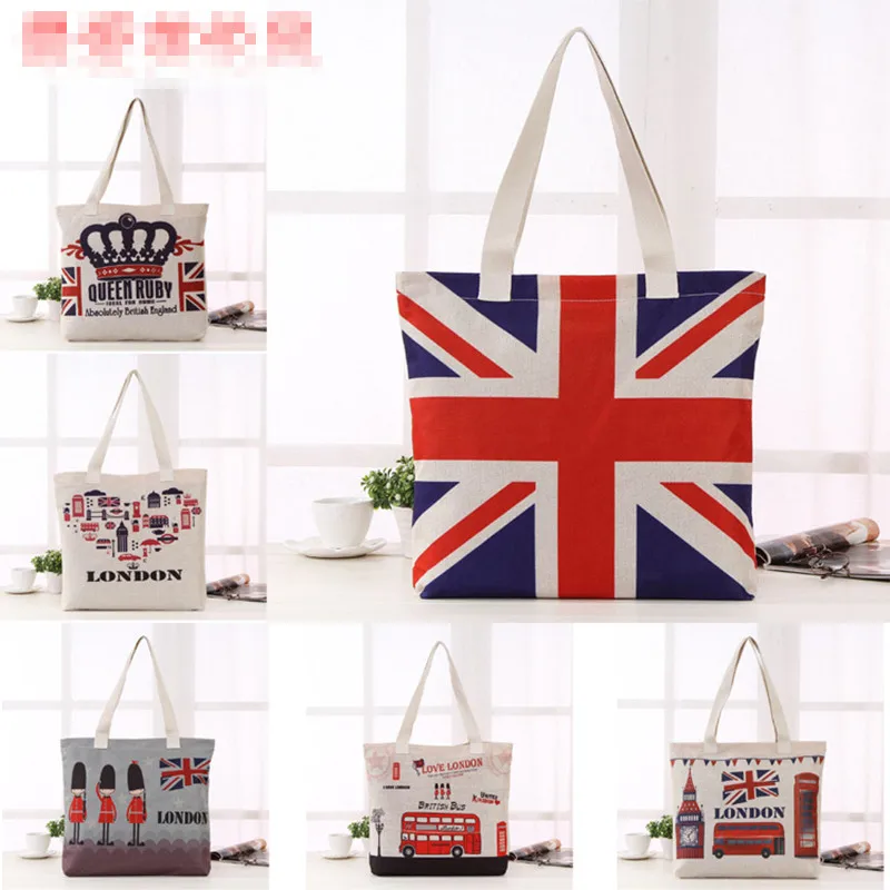 Новая хлопковая сумка с рисунком Британского национального флага лондонского автобуса Биг-Бена, женская модная сумка для покупок, вместительная сумка для хранения
Новая хлопковая сумка с рисунком Британского национального флага лондонского автобуса Биг-Бена, женская модная сумка для покупок, вместительная сумка для хранения