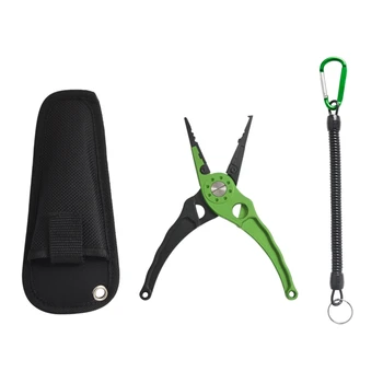 Aluminum Alloy Fishing Pliers Multi-Functional Fishing Scissors Line Cutter Fishing Hook Remover
Aluminum Alloy Fishing Pliers Multi-Functional Fishing Scissors Line Cutter Fishing Hook Remover