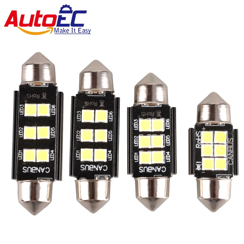 AutoEC 4X Festoon C5w 31 мм 36 мм 39 мм 41 мм 3 Вт 3030 6 светодиодная купольная лампа 12 В 24 В canbus без ошибок # LK136
AutoEC 4X Festoon C5w 31 мм 36 мм 39 мм 41 мм 3 Вт 3030 6 светодиодная купольная лампа 12 В 24 В canbus без ошибок # LK136