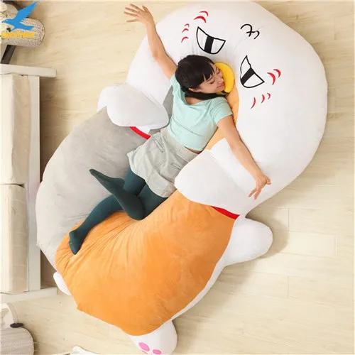 Fancytrader Giant Plush Stuffed Nyanko-sensei Cat Sofa Bed Tatami Sleeping Bag Great Novelty Gift 210cm X 150cm FT50671 (3)