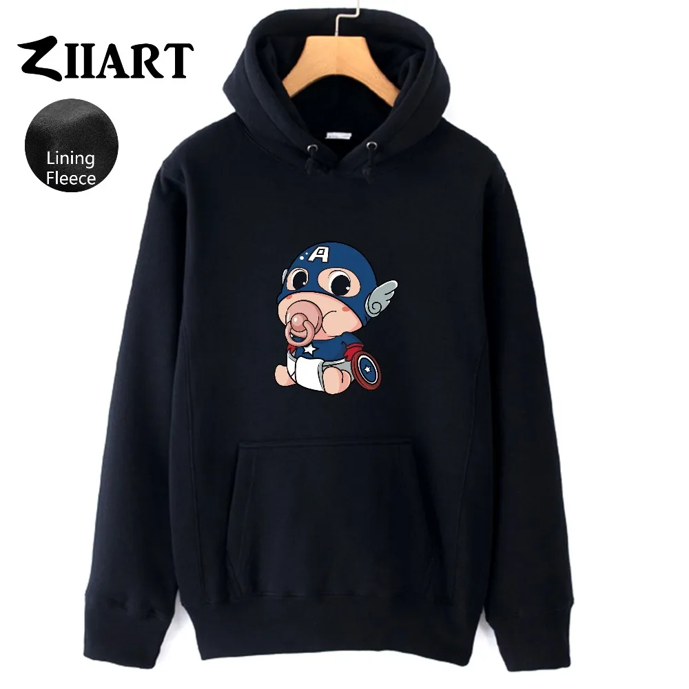 Nipple Diapers Cartoon Baby Captain America Shield Couple Clothes Autumn Winter Fleece Man Boys Hoodies ZIIART
Nipple Diapers Cartoon Baby Captain America Shield Couple Clothes Autumn Winter Fleece Man Boys Hoodies ZIIART