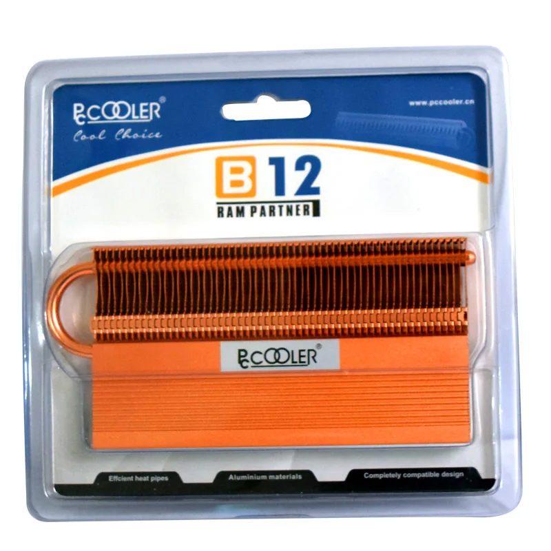 Pccooler R6 B12 Pure copper Heatpipe Memory cooling RAM cooler For DDR1/2/3/4 heatsink memory cooler
Pccooler R6 B12 Pure copper Heatpipe Memory cooling RAM cooler For DDR1/2/3/4 heatsink memory cooler