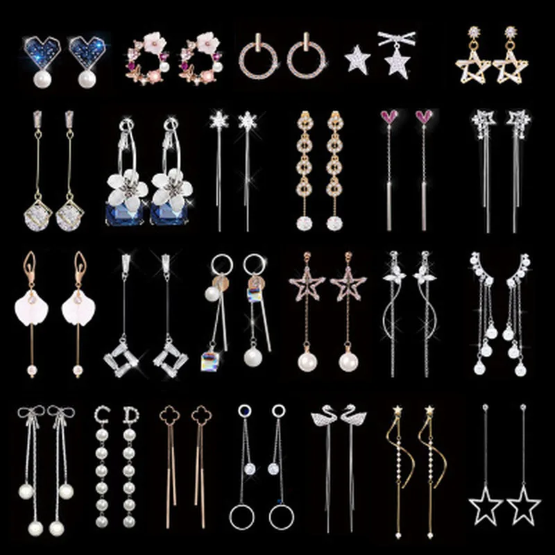 Multi Designs Wholesale Fashion Jewelry Women Crystal Drop Earrings For Women Dangle Earring
Multi Designs Wholesale Fashion Jewelry Women Crystal Drop Earrings For Women Dangle Earring