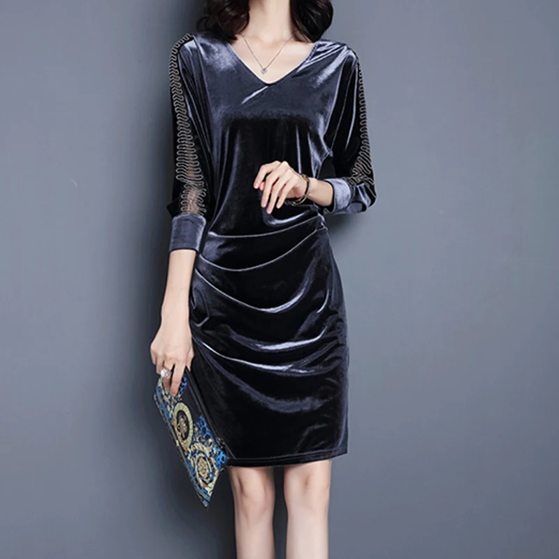 JAPPKBH Long Autumn Winter Dress Women Elegant Vintage Plus Size Velvet Ladies Dresses Sexy Slim Bodycon Party Dress Vestidos
JAPPKBH Long Autumn Winter Dress Women Elegant Vintage Plus Size Velvet Ladies Dresses Sexy Slim Bodycon Party Dress Vestidos