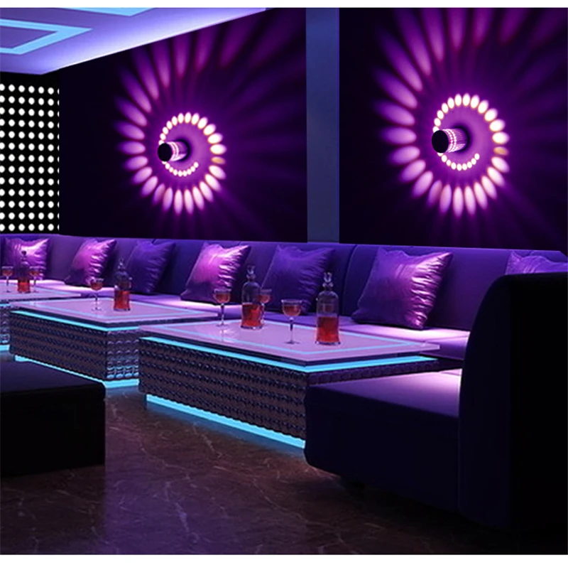 Led spiral aluminum wall lamp (7)