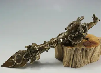 Rare Buddhist Vajra pestle JiangMo free shipping Specification: About 36.5 centimeters long Weight: weight about 0.7kg
Rare Buddhist Vajra pestle JiangMo free shipping Specification: About 36.5 centimeters long Weight: weight about 0.7kg