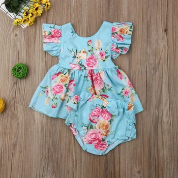 Summer New Sweet Baby Girls Princess Toddler Baby Girls Sleeveless Backless Floral Print Casual Dress+Shorts Party Clothes Sets
Summer New Sweet Baby Girls Princess Toddler Baby Girls Sleeveless Backless Floral Print Casual Dress+Shorts Party Clothes Sets