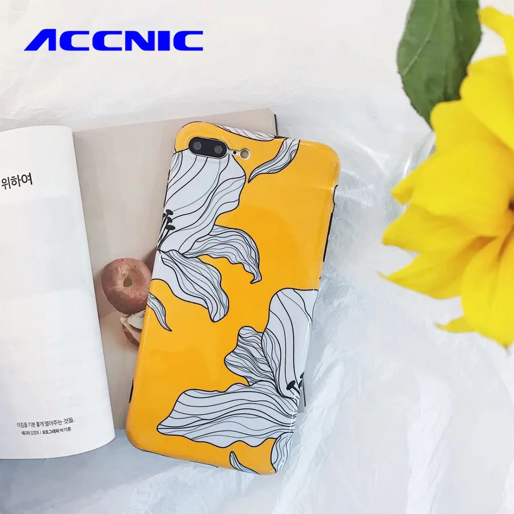 ACCNIC Yellow Soft TPU Floral Phone Case For iPhone X XS Max XR Flower Phone Protective Cover for iPhone 8 7Plus Anti-fall Shell
ACCNIC Yellow Soft TPU Floral Phone Case For iPhone X XS Max XR Flower Phone Protective Cover for iPhone 8 7Plus Anti-fall Shell