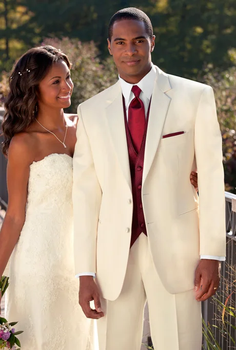 Custom Made Groom Tuxedo Groomsmen Ivory Wedding/Dinner/Evening Suits Best Man Bridegroom (Jacket+Pants+Tie+Vest) B158
Custom Made Groom Tuxedo Groomsmen Ivory Wedding/Dinner/Evening Suits Best Man Bridegroom (Jacket+Pants+Tie+Vest) B158