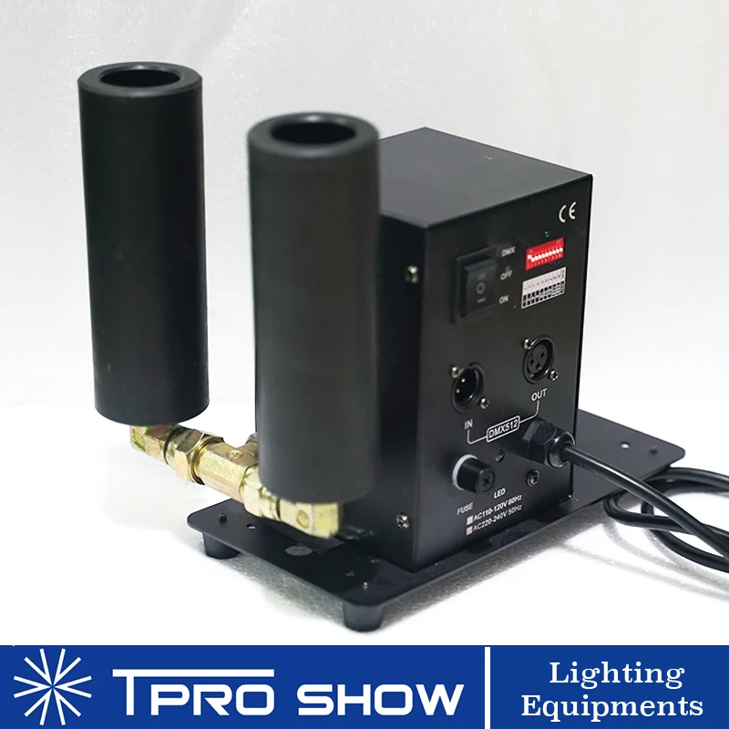 Mini Jet CO2 Cannon Double Nozzle Smoke Column Effect Machine DMX512 Control for Party Stage DJ Show
Mini Jet CO2 Cannon Double Nozzle Smoke Column Effect Machine DMX512 Control for Party Stage DJ Show