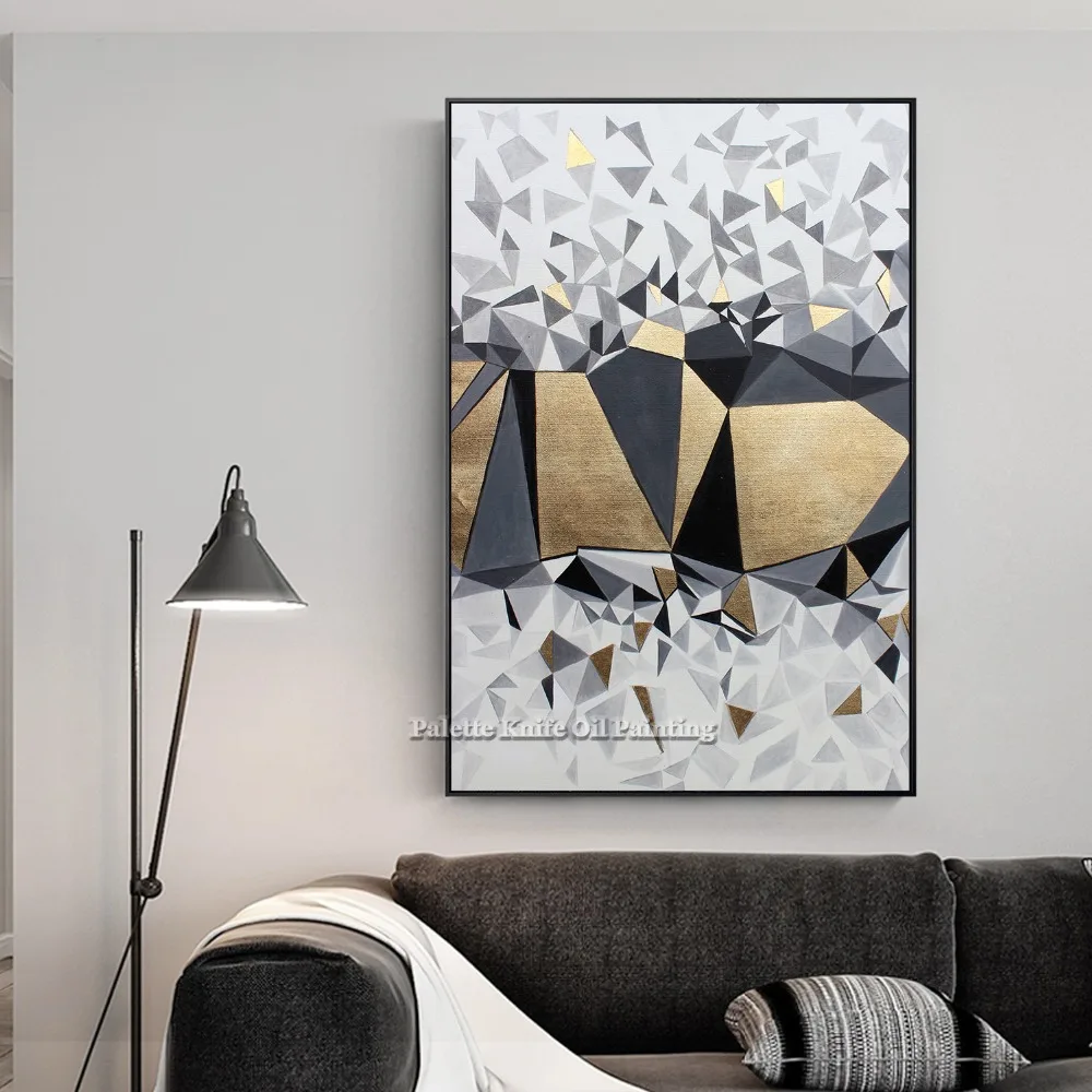 Geometric Gold Grey Black Abstract Print Paintings Wall Art Prints on Canvas Cuadros Decoracion for Living Room Wall Decoracion
Geometric Gold Grey Black Abstract Print Paintings Wall Art Prints on Canvas Cuadros Decoracion for Living Room Wall Decoracion