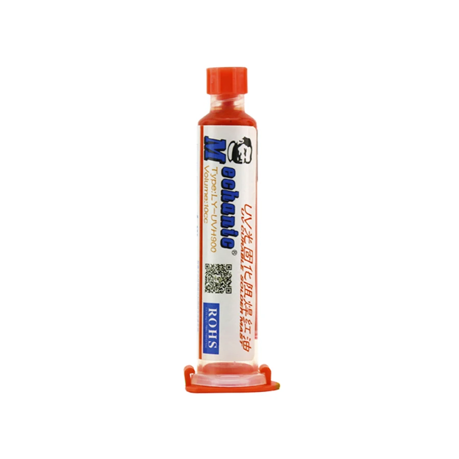 MECHANIC UV Solder Resist BGA PCB UV Curable Solder Great Mast Solder Mask Solder Resist Red/blue/green/Yellow/Black/White
MECHANIC UV Solder Resist BGA PCB UV Curable Solder Great Mast Solder Mask Solder Resist Red/blue/green/Yellow/Black/White
