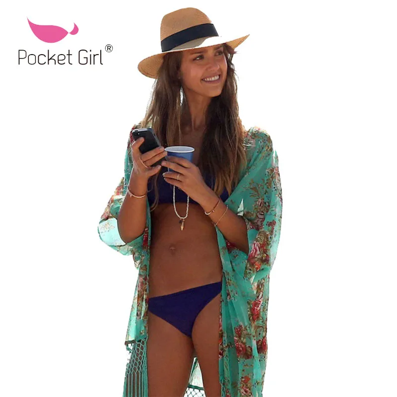 Pocket Girl 2019 Summer Beach Green Floral Print Cover Up Bikini One Size Swim Hollow Out Tassels Beachwear Beach Sexy Amice
Pocket Girl 2019 Summer Beach Green Floral Print Cover Up Bikini One Size Swim Hollow Out Tassels Beachwear Beach Sexy Amice