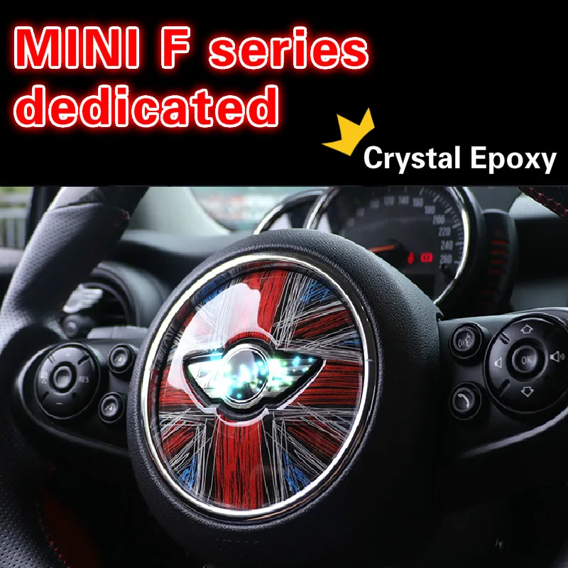 3D Car Steering Wheel Center Sticker Cover Car Styling Interior Decorations Accessories For MINI Cooper JCW F56 F55 F54 F60 F57
3D Car Steering Wheel Center Sticker Cover Car Styling Interior Decorations Accessories For MINI Cooper JCW F56 F55 F54 F60 F57