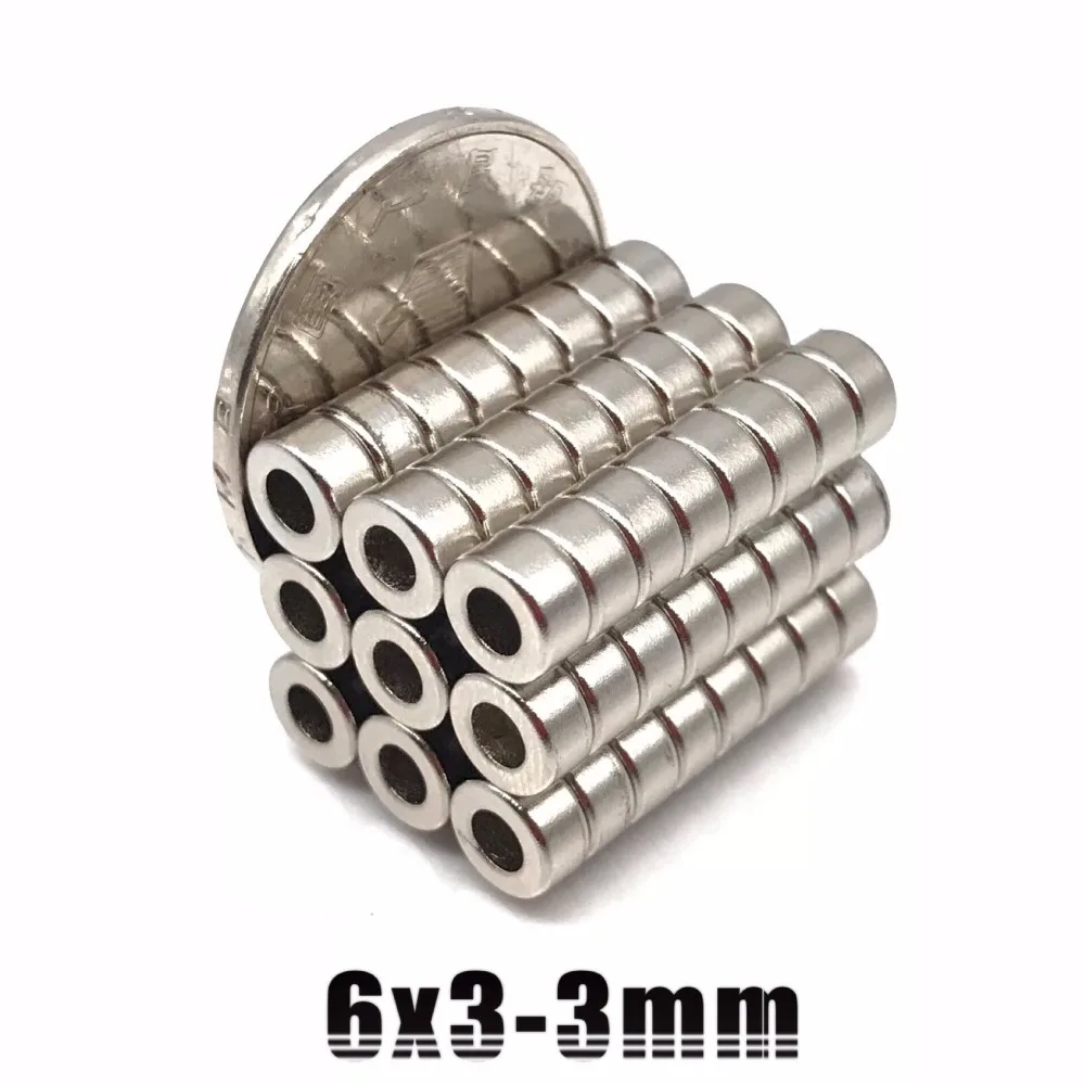 10pcs Strong Ring Dia.6mmx3mm hole 3mm 6*3-3 N52 Neodymium Rare Earth NdFeB Magnets d6x3mm d6mm x 3mm D6 mm x 3 mm
10pcs Strong Ring Dia.6mmx3mm hole 3mm 6*3-3 N52 Neodymium Rare Earth NdFeB Magnets d6x3mm d6mm x 3mm D6 mm x 3 mm