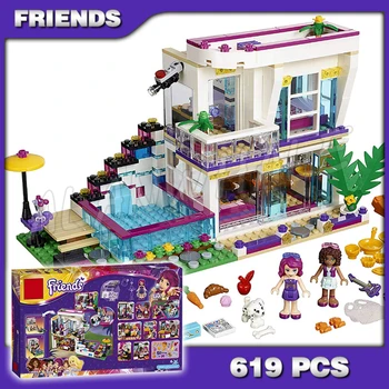619pcs Friends Livi's Pop Super Star House Mixed 10498 Model Building Brick Blocks Children Sets Kids Toys Compatible with Lago
619pcs Friends Livi's Pop Super Star House Mixed 10498 Model Building Brick Blocks Children Sets Kids Toys Compatible with Lago