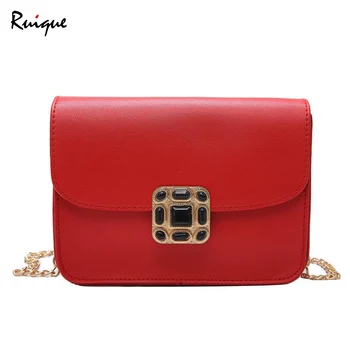 Ruique Women Fashion Handbag Girls Small Square Messenger Bag Office Lady Delicate Lock Chain Bag Female Simple Crossbody Bags
Ruique Women Fashion Handbag Girls Small Square Messenger Bag Office Lady Delicate Lock Chain Bag Female Simple Crossbody Bags