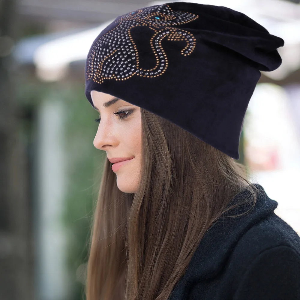 feitong Women Cat Bead Muslim Hat Stretch Retro Turban Hat Head Wrap Cap Cat pattern warm cover head capcasquette homme #P3
feitong Women Cat Bead Muslim Hat Stretch Retro Turban Hat Head Wrap Cap Cat pattern warm cover head capcasquette homme #P3