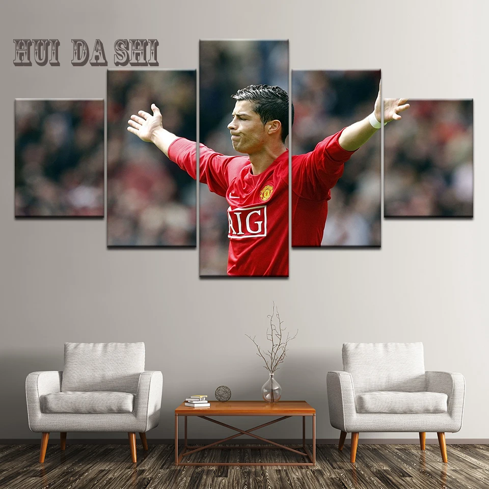 Wall Art Posters Football Star CR7 Cristiano Ronaldo Super Player Sport Canvas Painting Home Decor for Living Room Picture Frame
Wall Art Posters Football Star CR7 Cristiano Ronaldo Super Player Sport Canvas Painting Home Decor for Living Room Picture Frame