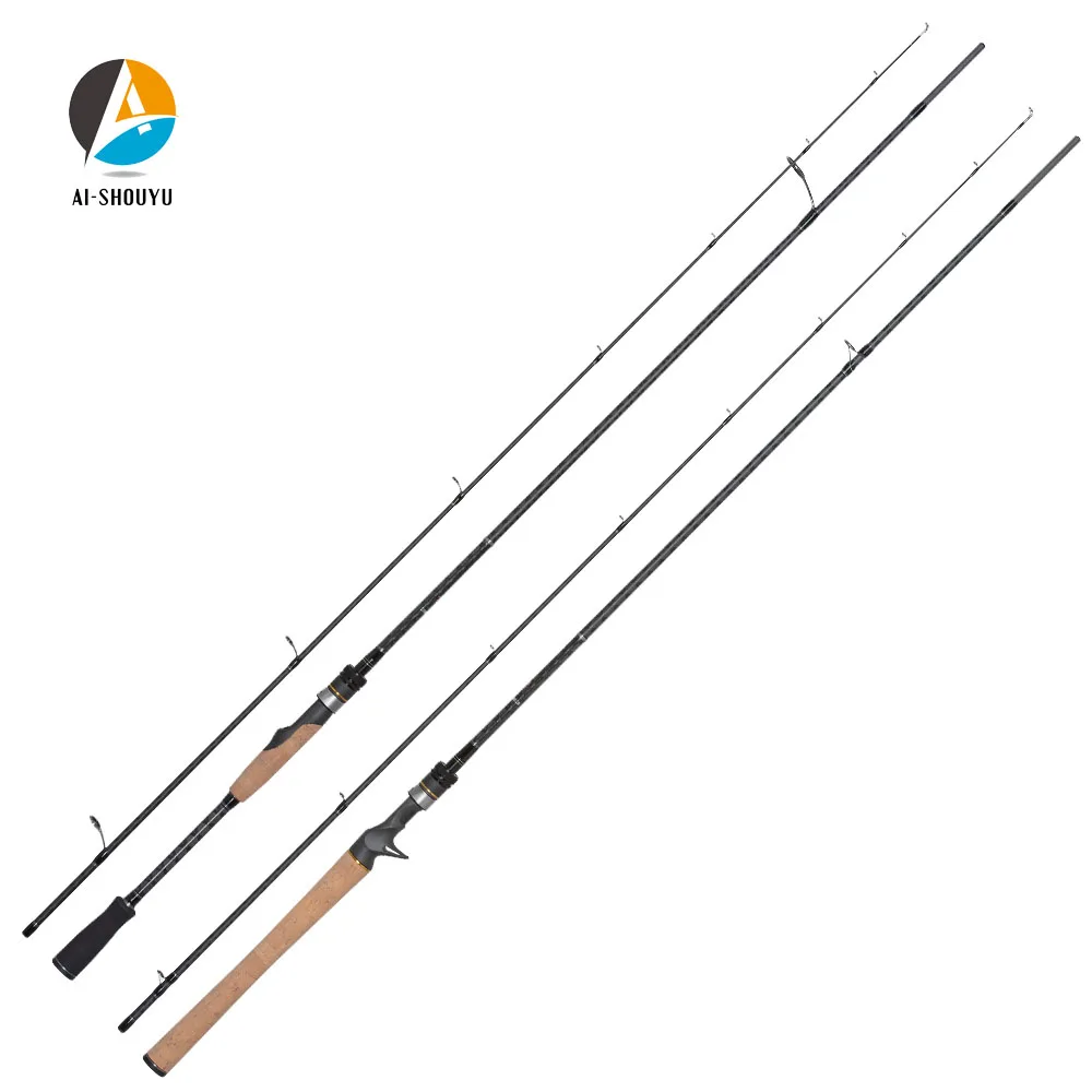 AI-SHOUYU Cross Carbon Fiber Lure Fishing Rod ML/M/MH Power Full Fuji Parts Fishing Rod 2 Sections Travel Hand Fishing Tackle
AI-SHOUYU Cross Carbon Fiber Lure Fishing Rod ML/M/MH Power Full Fuji Parts Fishing Rod 2 Sections Travel Hand Fishing Tackle