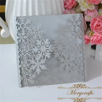 Free shipping snowflakes invitation card laser cut light silver wedding invitation card 12pcs
Free shipping snowflakes invitation card laser cut light silver wedding invitation card 12pcs