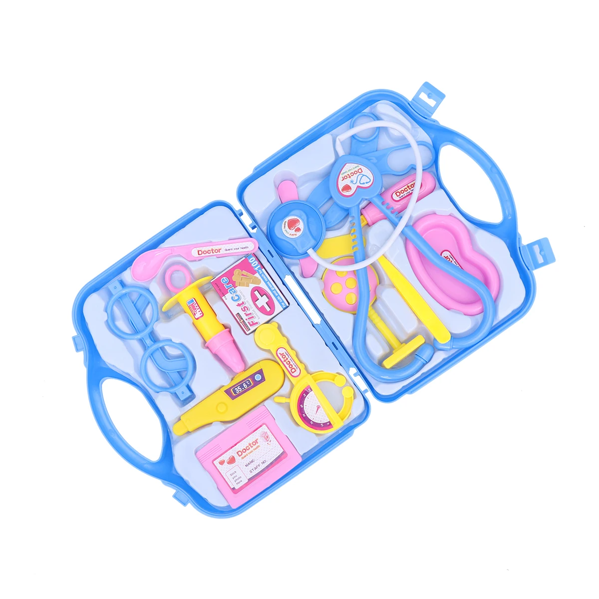 Childrens Little Doctor Toy Set Tool Kits Pretend Play Toy Role Play Toys with Suitcase for Kids Toddlers Boys Girls
Childrens Little Doctor Toy Set Tool Kits Pretend Play Toy Role Play Toys with Suitcase for Kids Toddlers Boys Girls