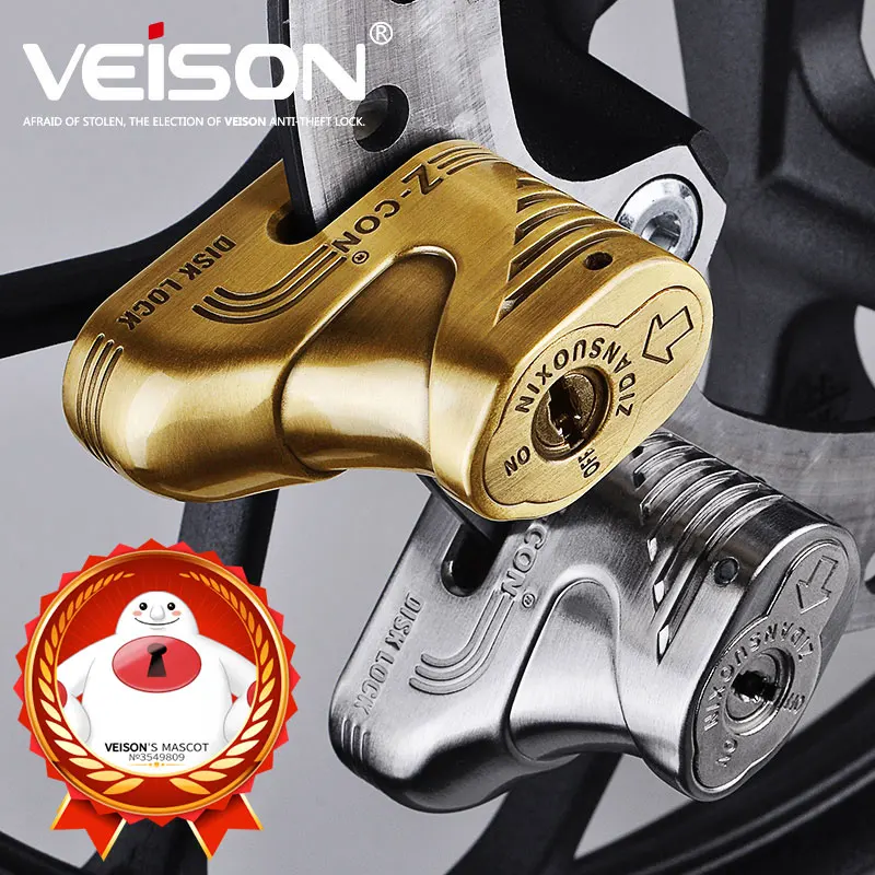 5mm Pin VEISON DX2-1 Motorcycle Metal Disc Lock Bicycle Anti theft Brake Padlock Bike candado moto
5mm Pin VEISON DX2-1 Motorcycle Metal Disc Lock Bicycle Anti theft Brake Padlock Bike candado moto
