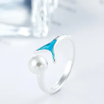 DreamySky 100% Real Pure 925 Sterling Silver Blue Fish Tail Rings For Women Finger Ring Beautiful Jewelry Drop Shipping
DreamySky 100% Real Pure 925 Sterling Silver Blue Fish Tail Rings For Women Finger Ring Beautiful Jewelry Drop Shipping