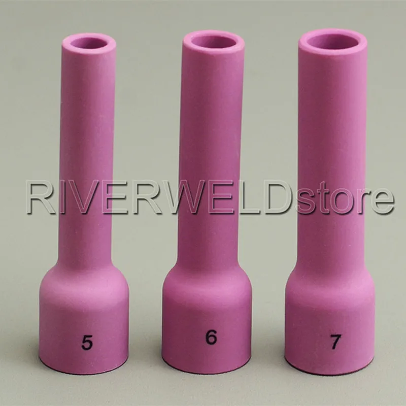 10pcs TIG Extra Long Aluminia Nozzle Gas Lens Cup 53N59XXL 53N60XXL 53N61XXL KIT Fit TIG Welding Torch WP SR DB 9 20 25
10pcs TIG Extra Long Aluminia Nozzle Gas Lens Cup 53N59XXL 53N60XXL 53N61XXL KIT Fit TIG Welding Torch WP SR DB 9 20 25