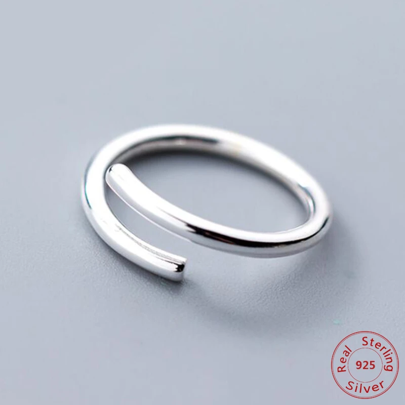 Real 925 Sterling Silver Simple Line Polished Open Ring Minimalist For Men Women S925 Wedding Engagement Rings Birthday Presents
Real 925 Sterling Silver Simple Line Polished Open Ring Minimalist For Men Women S925 Wedding Engagement Rings Birthday Presents