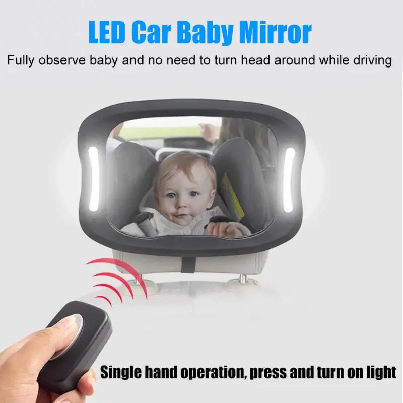 Car Back Seat LED Child Safety Mirror Remote Control Rearview Mirror for Baby Child Infant Toddler Universal espejo retrovisor
Car Back Seat LED Child Safety Mirror Remote Control Rearview Mirror for Baby Child Infant Toddler Universal espejo retrovisor