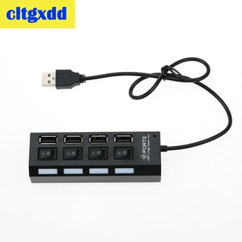 cltgxdd 4 Port USB 2.0 HUB Splitter High Speed With On/Off Switch Multi LED Adapter Socket For PC Tablet Laptop Computer Game
cltgxdd 4 Port USB 2.0 HUB Splitter High Speed With On/Off Switch Multi LED Adapter Socket For PC Tablet Laptop Computer Game