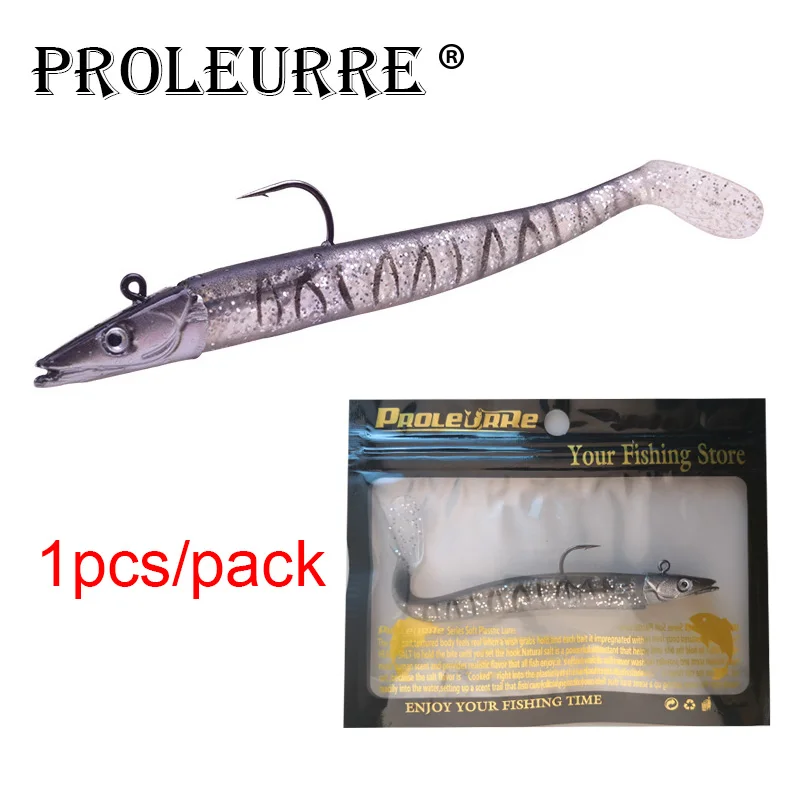 Proleurre 1pcs Soft Fishing Lure Wobblers Pesca 12cm 14.5g Artificial Bait Silicone Jig Lure Lead Head Carp Fishing
Proleurre 1pcs Soft Fishing Lure Wobblers Pesca 12cm 14.5g Artificial Bait Silicone Jig Lure Lead Head Carp Fishing