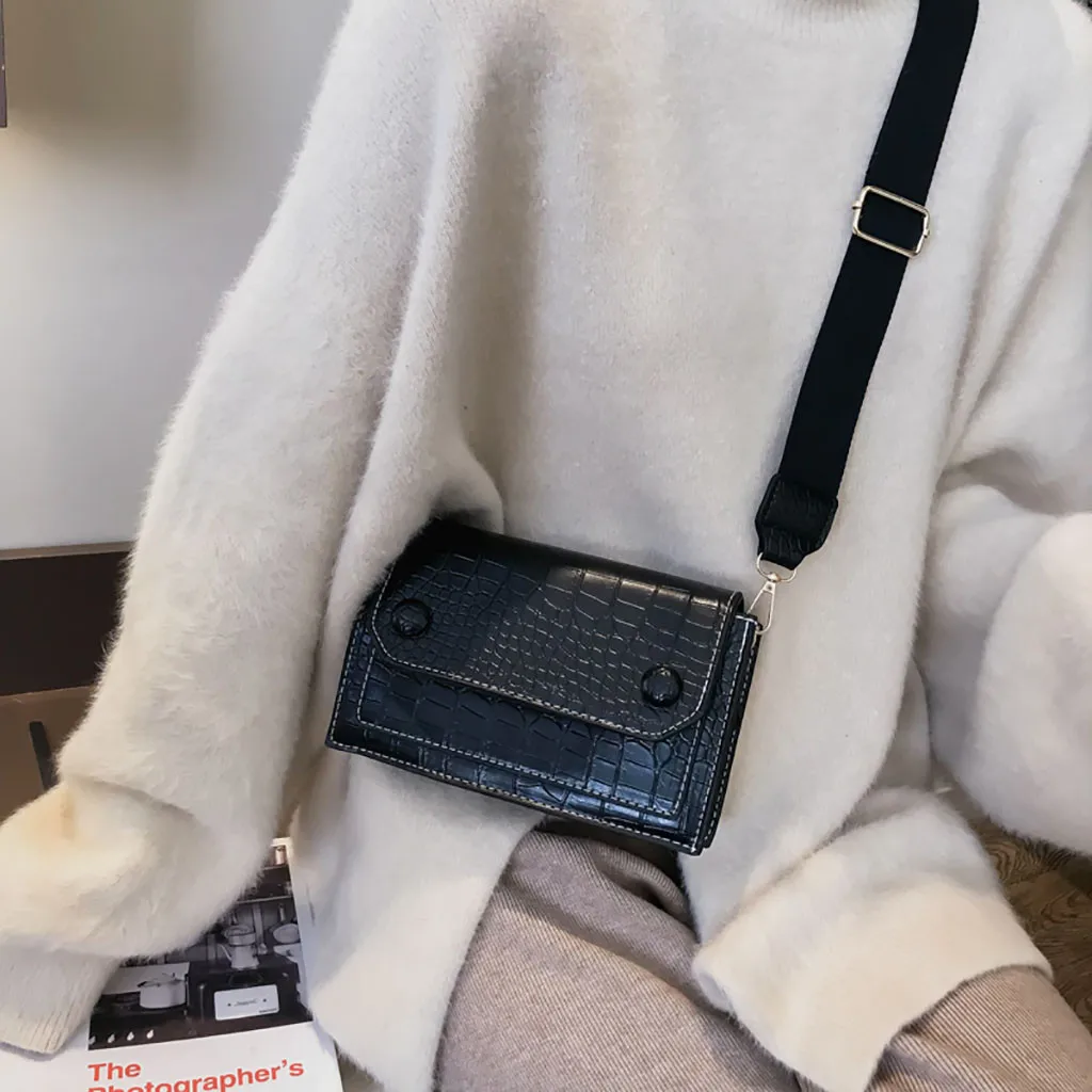 New Women Vintage Crocodile Pattern Bag Wild Shoulder Bag Messenger Bag Dropshipping Borsa a tracolla da donna#30
New Women Vintage Crocodile Pattern Bag Wild Shoulder Bag Messenger Bag Dropshipping Borsa a tracolla da donna#30
