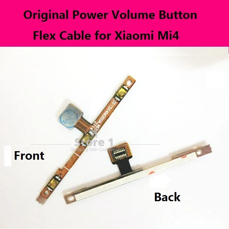 for Xiaomi Mi4 Original Power Volume Button Flex Cable for Xiaomi M4 Power On Off Volume Up Down Connector Replacement Parts
for Xiaomi Mi4 Original Power Volume Button Flex Cable for Xiaomi M4 Power On Off Volume Up Down Connector Replacement Parts