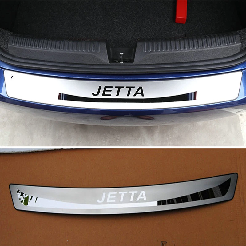 Free Shipping Stainless Steel Rear Bumper Protector Sill font b Car b font Accessor For VW