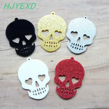50mm Acrylic Skull Pendants Sliver Gold Mirror Yellow White Black Colors Halloween Party Cutout 2"-AC1077
50mm Acrylic Skull Pendants Sliver Gold Mirror Yellow White Black Colors Halloween Party Cutout 2"-AC1077