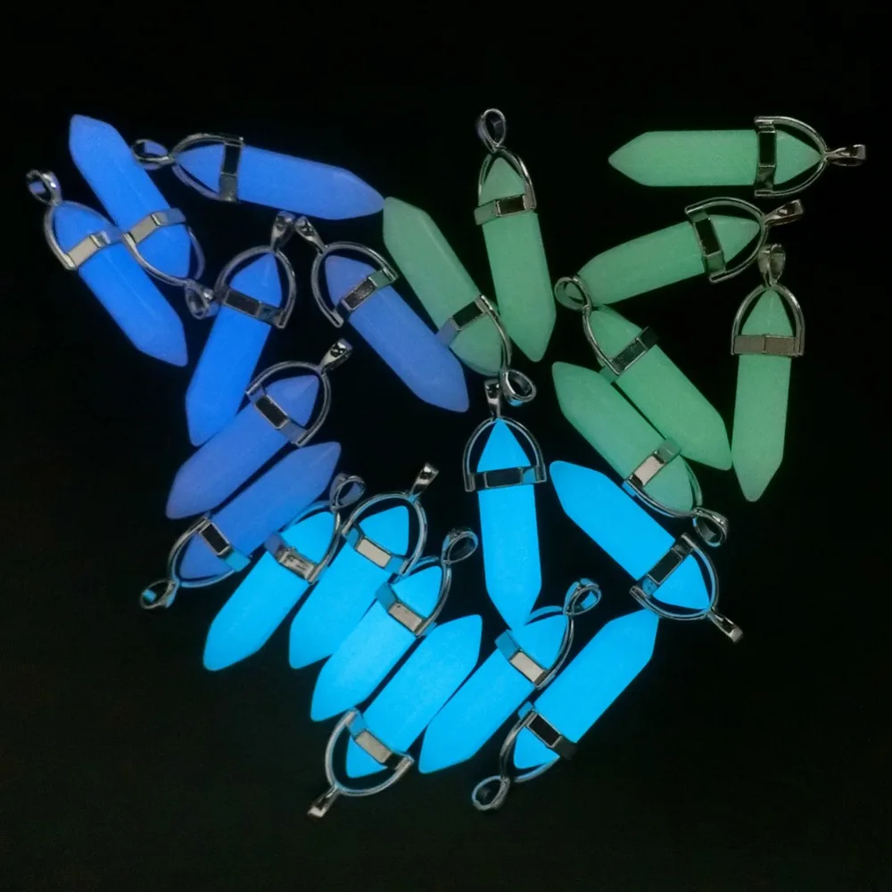 Wholesale 24pc/lot Glow In The Dark Luminous Stone Pendant Moonstone Natural Quartz Stone Pendulum Charm Hexagonal Free Shipping
Wholesale 24pc/lot Glow In The Dark Luminous Stone Pendant Moonstone Natural Quartz Stone Pendulum Charm Hexagonal Free Shipping