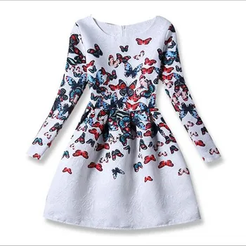 Gulugulumi 2017 Brand Girls Print Butterfly Dress Child Autumn Spring Princess Lovely Long Sleeve School Fashion Dress
Gulugulumi 2017 Brand Girls Print Butterfly Dress Child Autumn Spring Princess Lovely Long Sleeve School Fashion Dress