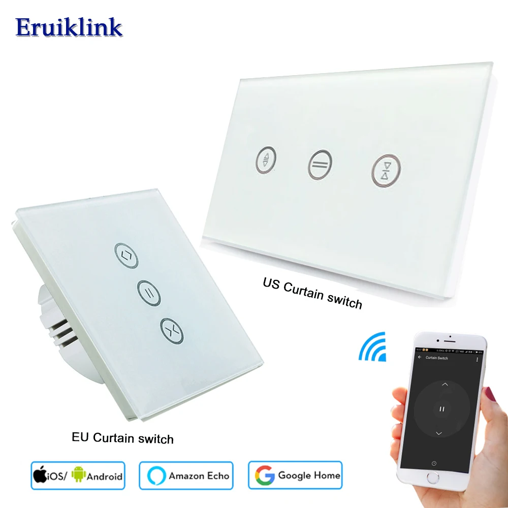 Tuya Smart Life EU WiFi Roller Shutter Curtain Switch for Electric Motorized Blinds with Remote Control Google Home Aelxa Echo
Tuya Smart Life EU WiFi Roller Shutter Curtain Switch for Electric Motorized Blinds with Remote Control Google Home Aelxa Echo
