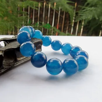 Natural treasure Blue Chalcedony Bracelet agate hand bead jade peacock men and women hand string bead quality goods transport
Natural treasure Blue Chalcedony Bracelet agate hand bead jade peacock men and women hand string bead quality goods transport