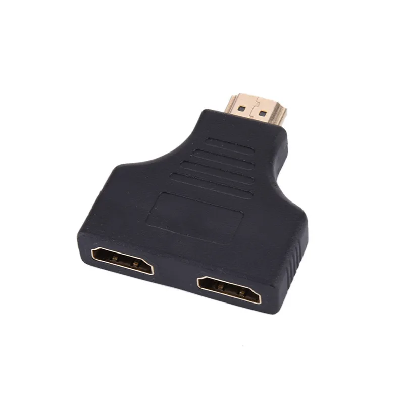 HDMI Splitter 1080P 1 in 2 Adapter Male to 2 Female Onversion Head Adapter HDMI Male to Female Conversion Cable
HDMI Splitter 1080P 1 in 2 Adapter Male to 2 Female Onversion Head Adapter HDMI Male to Female Conversion Cable