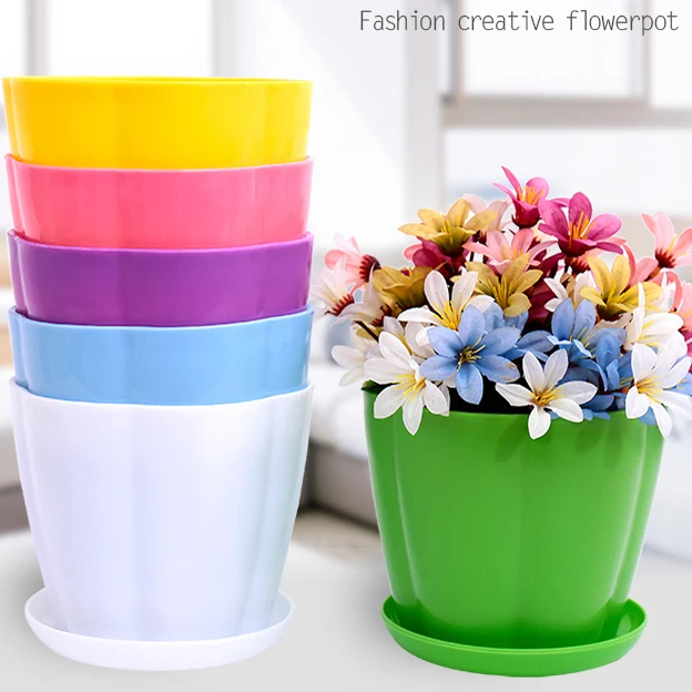 Natural Green Plant Plastic Flower Pot Colorful Decorative flowers Potted plants without flower
Natural Green Plant Plastic Flower Pot Colorful Decorative flowers Potted plants without flower