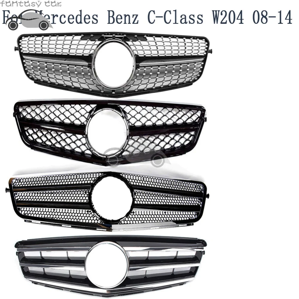 Fit for Mercedes Benz C-CLASS W204 2008 2009 2010 2011 2012 2013 2014 DIAMOND AMG Grille C180 C200 C300 Black Grill
Fit for Mercedes Benz C-CLASS W204 2008 2009 2010 2011 2012 2013 2014 DIAMOND AMG Grille C180 C200 C300 Black Grill