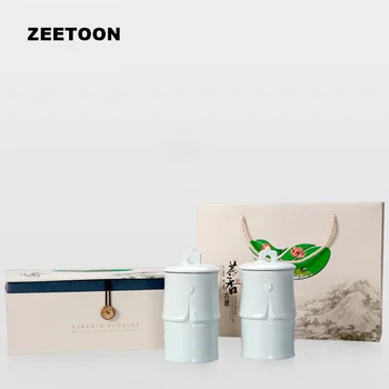 Bamboo Style Celadon Tea Cans Ceramic Kung Fu Tea Set Tea Caddy Kitchen Supplies Spice Storage Seal Canister Coffee Candy Jar
Bamboo Style Celadon Tea Cans Ceramic Kung Fu Tea Set Tea Caddy Kitchen Supplies Spice Storage Seal Canister Coffee Candy Jar