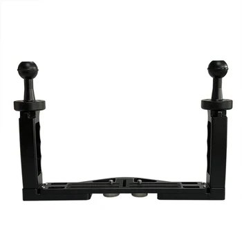 Dual Hand-hold Diving Camera Housing Handle Tray Grip Bracket for DSLR Camera GoPro Action Camera Underwater Photography
Dual Hand-hold Diving Camera Housing Handle Tray Grip Bracket for DSLR Camera GoPro Action Camera Underwater Photography