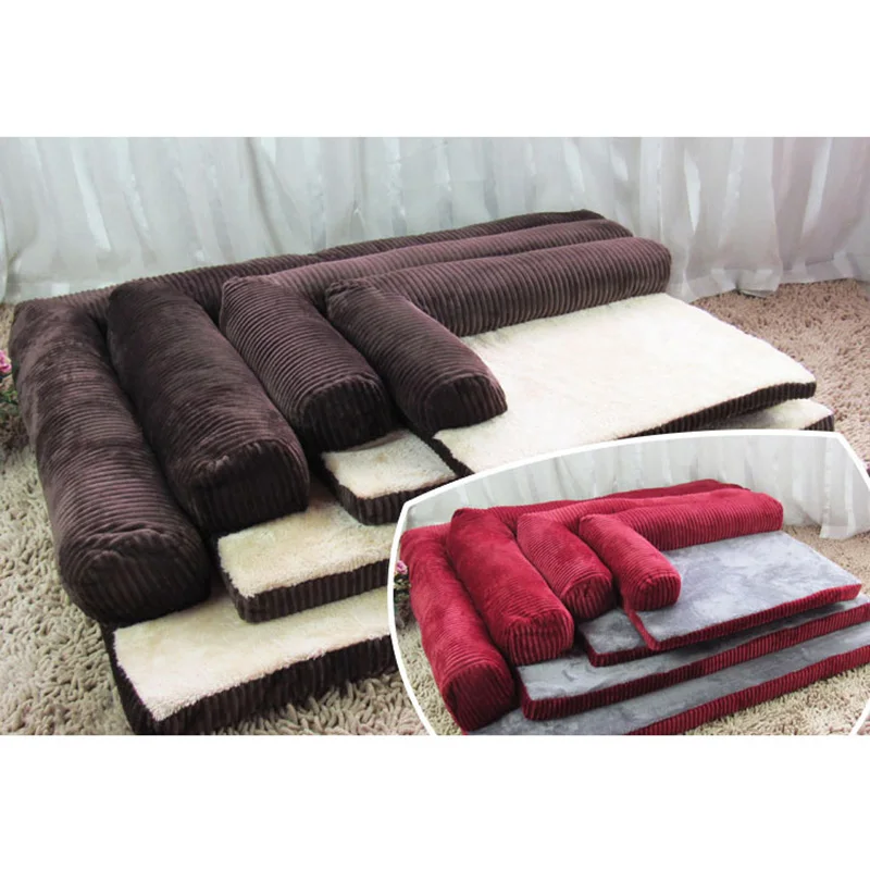 Image Top Quality Small Middle Large Breed Dog Bed Sofa Mat House Cot Cat Pet Bed House for Big dogs Cushion Supplies Bed Blanket Mat