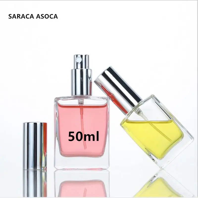50ml Transparent Glass Perfume Bottle Gold Silver Color Atomizer High-grade Spray Bottle Thick Bottom
50ml Transparent Glass Perfume Bottle Gold Silver Color Atomizer High-grade Spray Bottle Thick Bottom